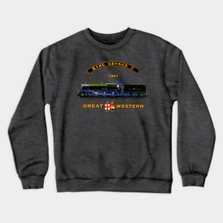 The Great Western Railway King George V steam Train MotorManiac Crewneck Sweatshirt